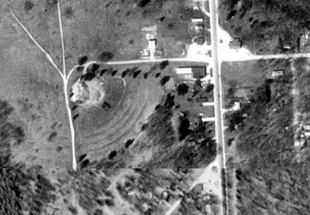 Meredith Drive-In Theatre - Aerial - Photo From Terraserver (newer photo)